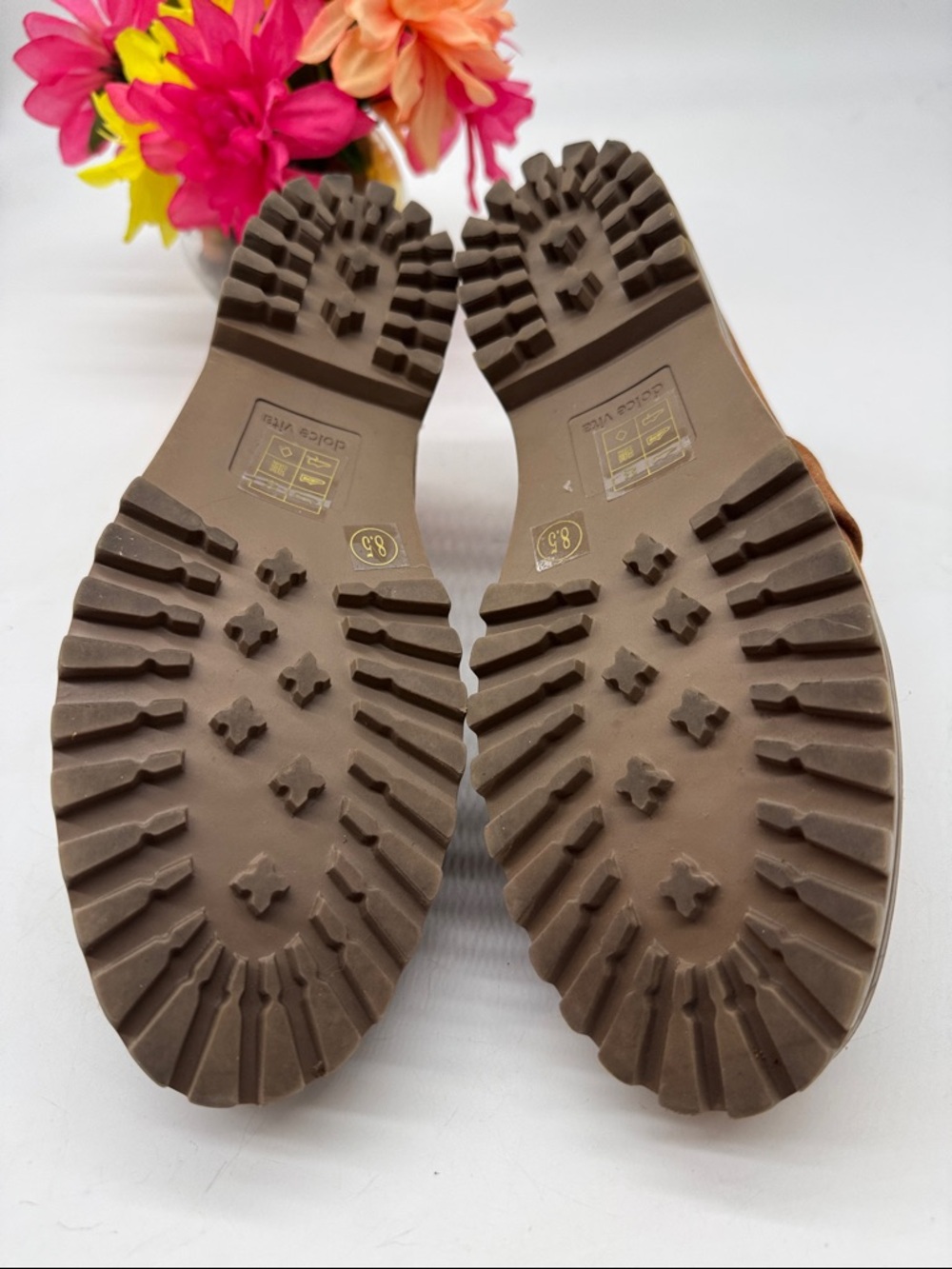 Dolce Vita Women's Brown Suede Woven Slip-On Loafers Size 8.5 MCL9938E - Picture 5 of 7